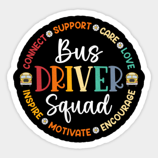 Bus Driver Squad Appreciation Week Back To School Sticker